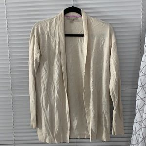 Banana Republic Light Cream Cardigan Sweater